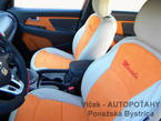AUTOPOTAHY Kia Sportage, Alcantara s Logom, vlastný návrh, ORIGINAL PRODUCT MAD
